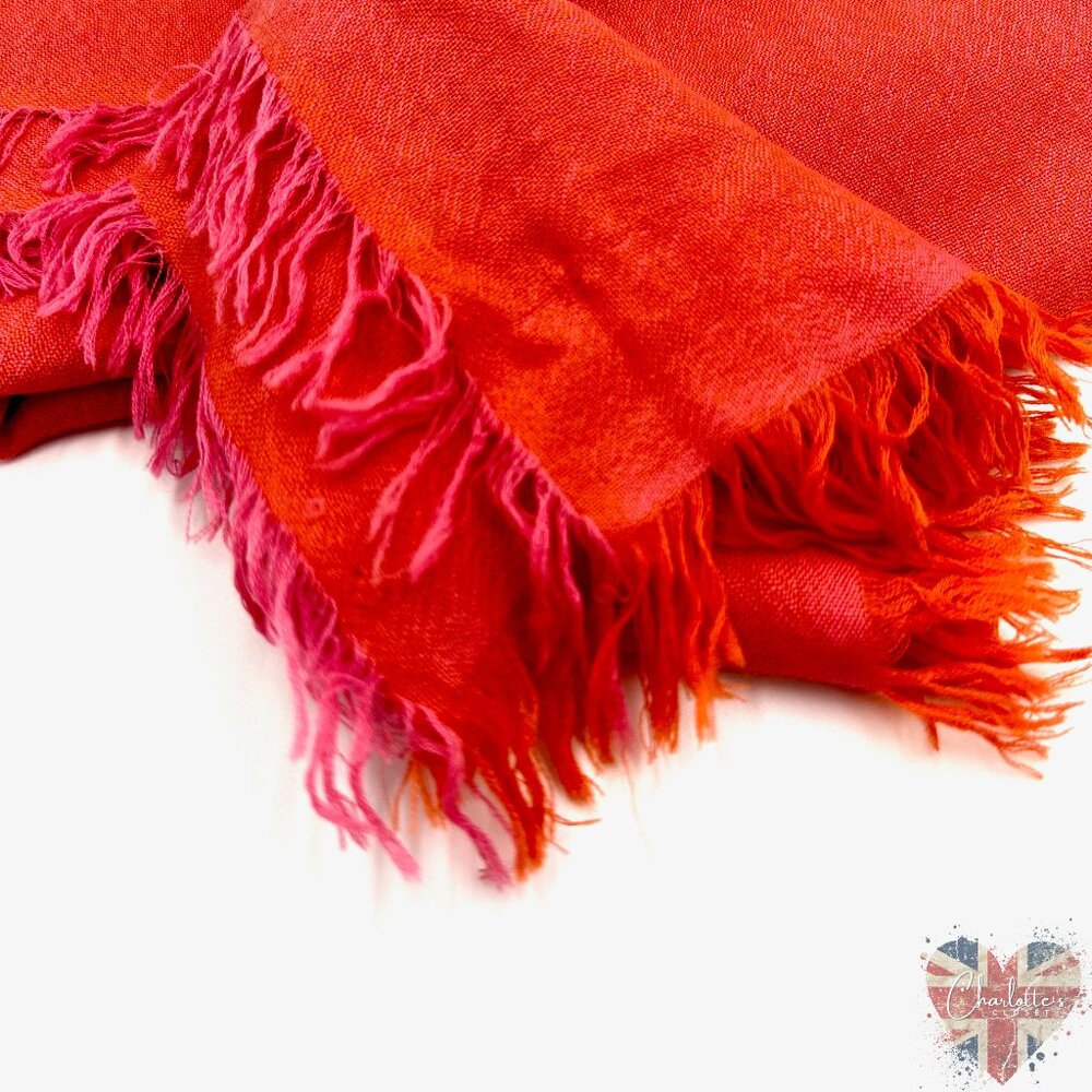100% Cashmere Scarf Fringed Boarder - 82"